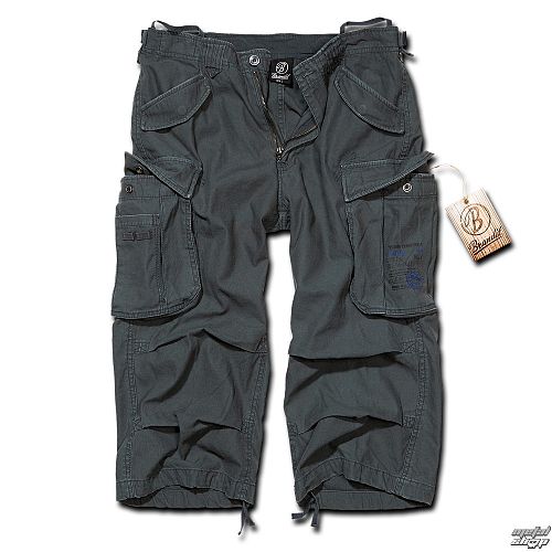 kraťasy pánske 3/4 BRANDIT - Industry Vintage Anthracite - 2003/5
