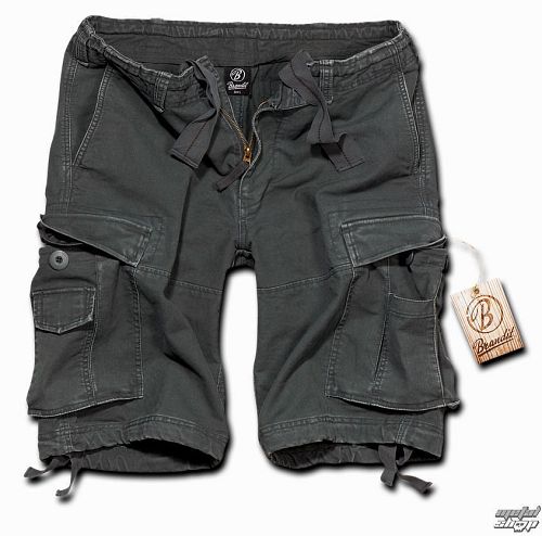 kraťasy pánske BRANDIT - Vintage Shorts Anthracite - 2002/5