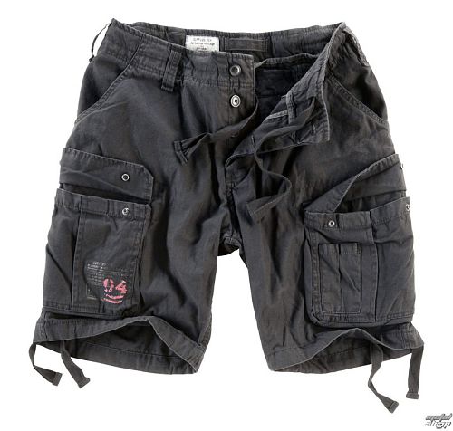 kraťasy pánske SURPLUS - Airborne Vintage - Black - 07-3598-63