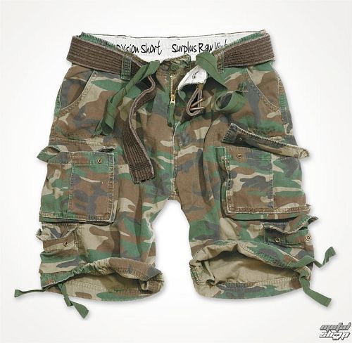 kraťasy SURPLUS - DIVISION SHORT - WOODLAND - 05-5598-62