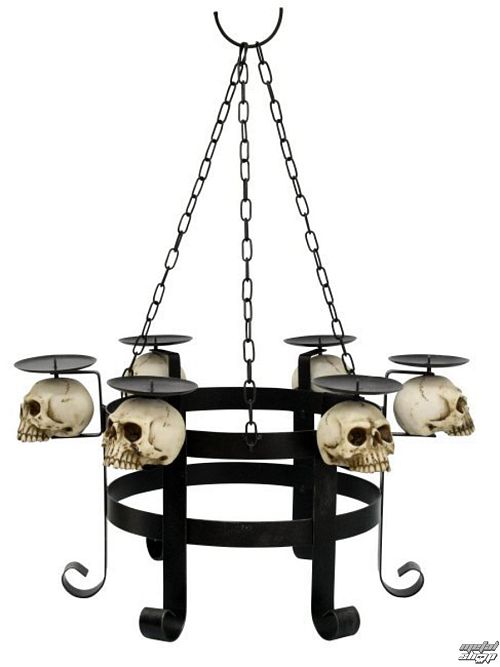luster na sviečky Skull - 766-6970