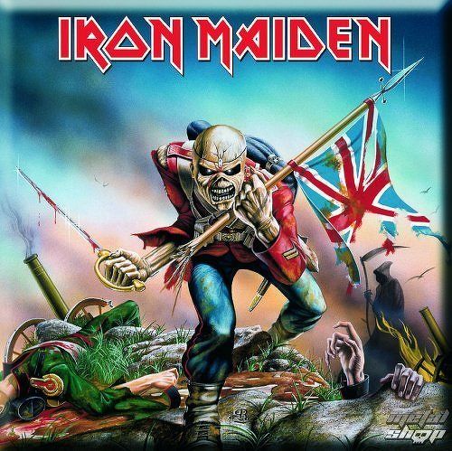 magnet Iron Maiden - The Trooper Fridge Magnet - ROCK OFF - IMMAG01