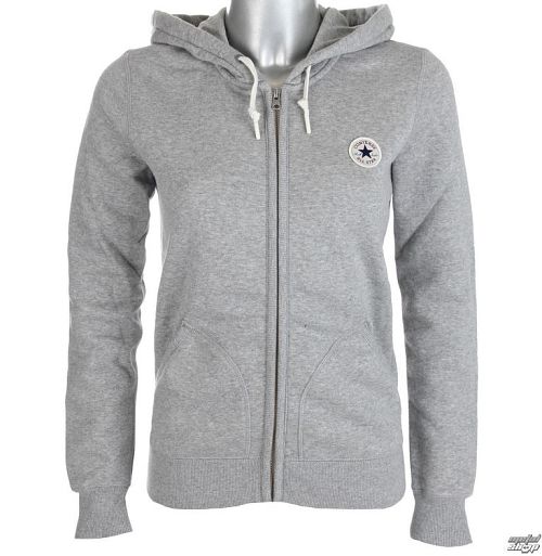 mikina dámska CONVERSE - VINTAGE GREY - CORE - 10002089-A04