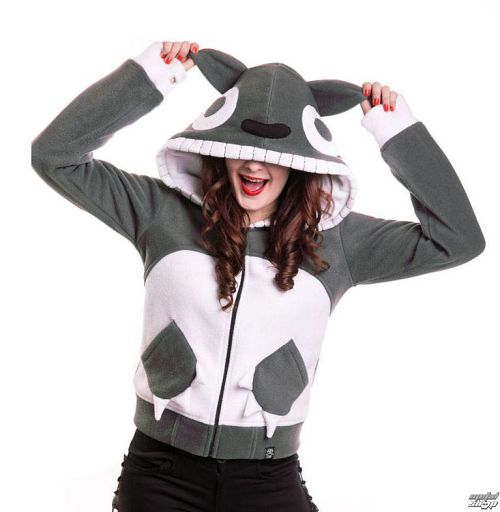 mikina dámska Cupcake cult - MORO - GREY / WHITE - POI485