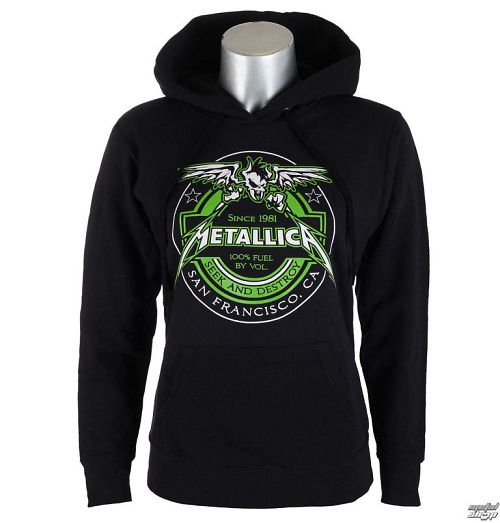 mikina dámska Metallica - Fuel Black - ATMOSPHERE - PRO027