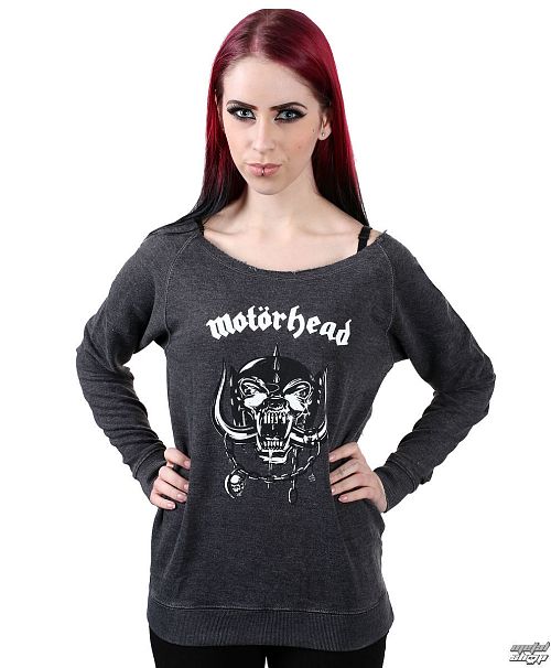 mikina dámska Motörhead - Logo Burnout Open Edge - MC002