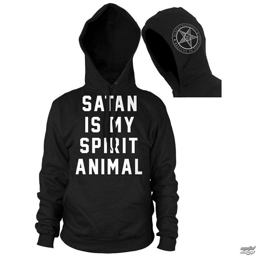 mikina pánska BLACK CRAFT - Satan Is My Spirit Animal - HS027SL