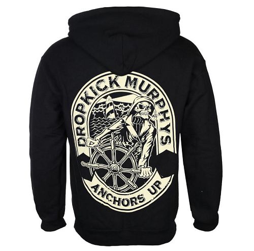 mikina pánska Dropkick Murphys - Anchors Up - Black - KINGS ROAD - 20085638