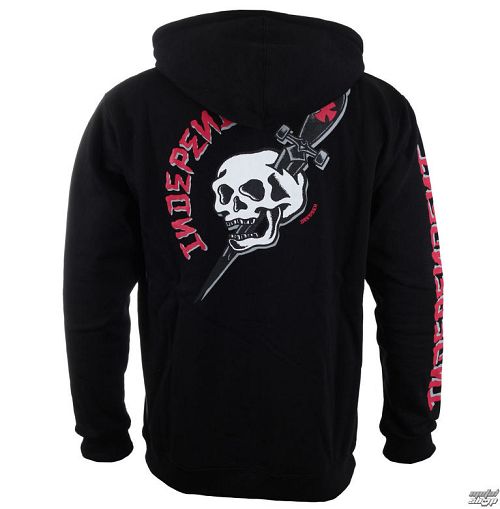 mikina pánska INDEPENDENT - Dressen Skull - Black - INAHDZ-001 F16 BLACK