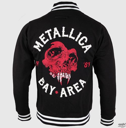 mikina pánska Metallica - Bay Area Skull - Black - ATMOSPHERE