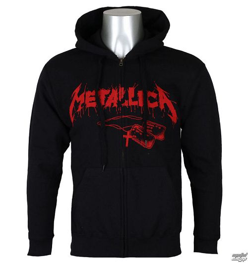 mikina pánska Metallica - One Cover - Black - RTMTLZHBLAND