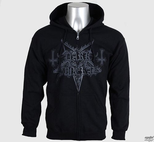 mikina pánska sa zipsom Dark Funeral - Logo - RAZAMATAZ-ZH124