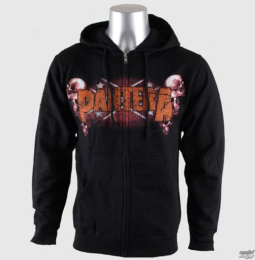 mikina pánska sa zipsom Pantera - Skull - BRAVADO USA - PNA2009