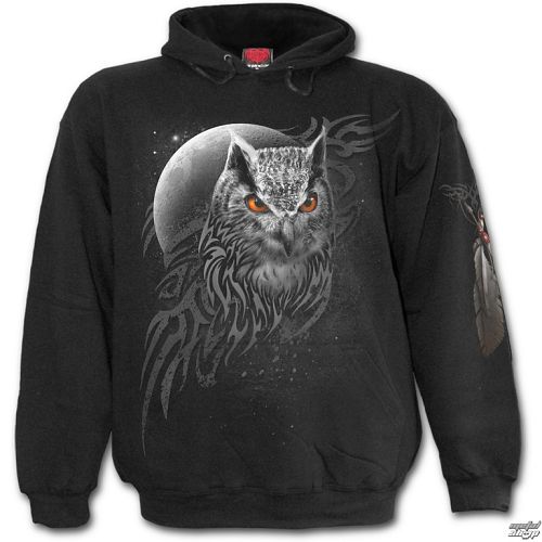 mikina pánska SPIRAL - WINGS OF WISDOM - Black - E022M451