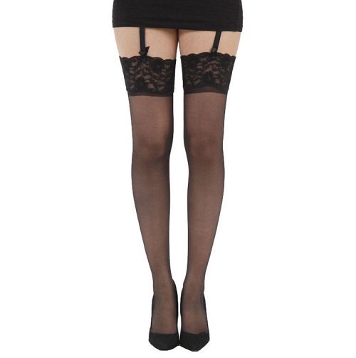 nadkolienky dámske PAMELA MANN - Lace Top - Black - PM1039