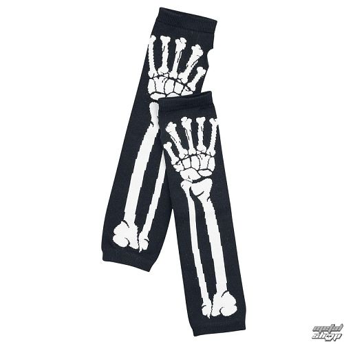 narukávnik POIZEN INDUSTRIES - Bone Armwarmer - Black/White