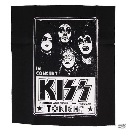 nášivka KISS - Concert poster - BLK - LOW FREQUENCY - KIPA05005