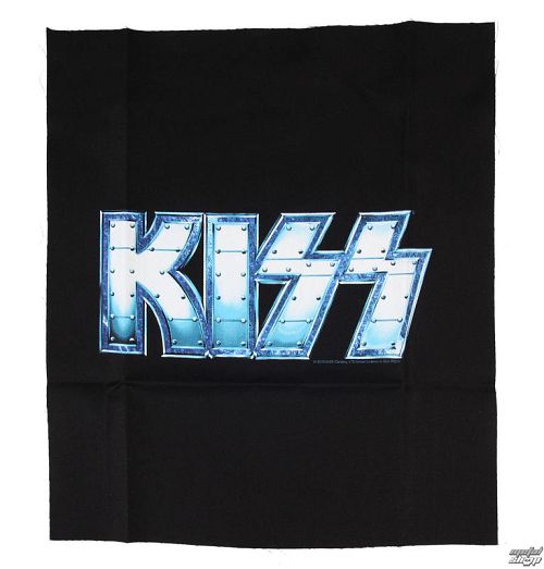 nášivka KISS - Metallic logo - BLK - LOW FREQUENCY - KIPA05004