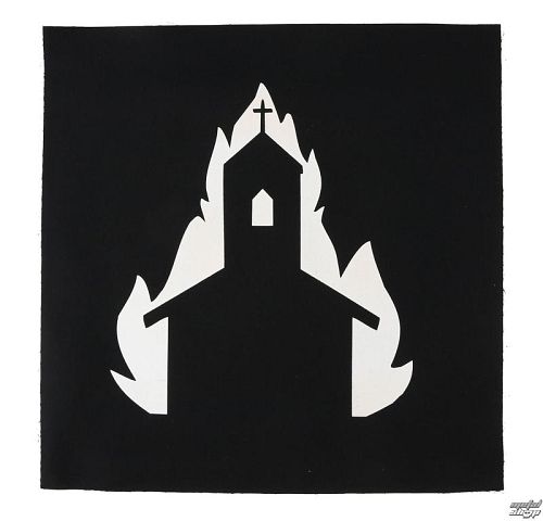 nášivka veľká Church in flames - Ekd-077