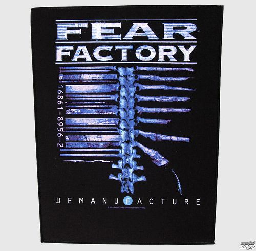 nášivka veľká Fear Factory - Demanufacture - RAZAMATAZ - BP956
