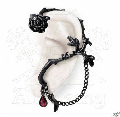 náušnice Rose of Passion (single) ALCHEMY GOTHIC - E276