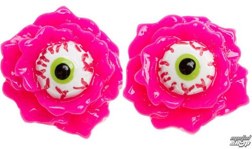 náušnice SOURPUSS - Eyeball Corsage - Pink - SPEA15