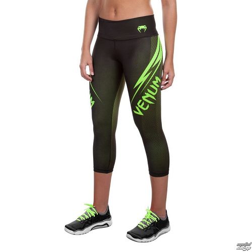 nohavice dámske 3/4 (legíny) VENUM - Razor - Black/Yellow - 2097-BC-YWL