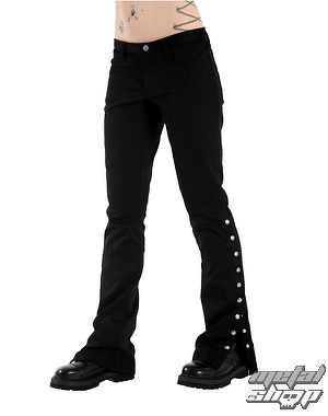 nohavice dámske Black Pistol - Button Hipster Denim (Black) - B-1-59-001-00