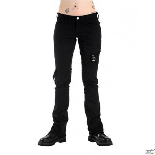 nohavice dámske Black Pistol - Pocket Hipster Denim Black - B-1-57-001-00