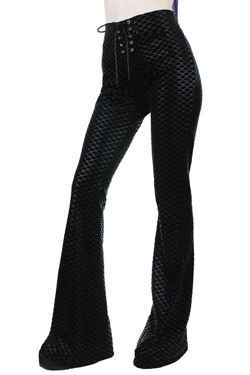 nohavice dámske (legíny) KILLSTAR - Black Sea - BLACK - KSRA000289