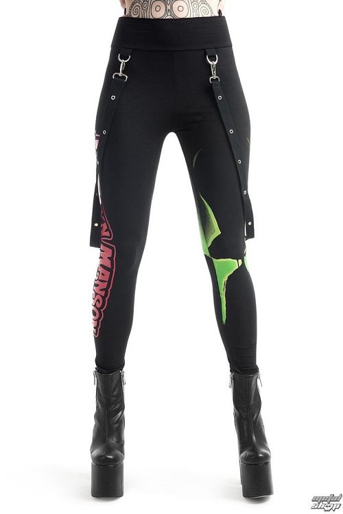 nohavice dámske (legíny) KILLSTAR - Marilyn Manson - Sweet Dreams - Black - K-LEG-F-2514