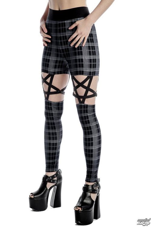 nohavice dámske (legíny) KILLSTAR - Nevermind - Black - K-LEG-F-2424
