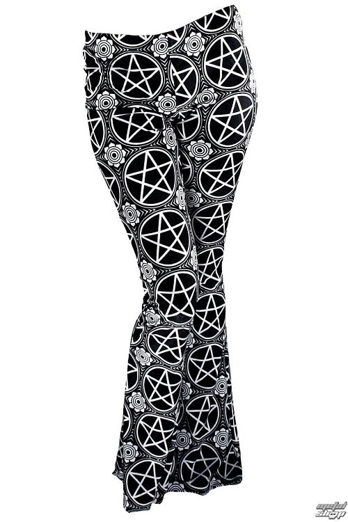 nohavice dámske (legíny) KILLSTAR - Pentagram - Black - KIL235