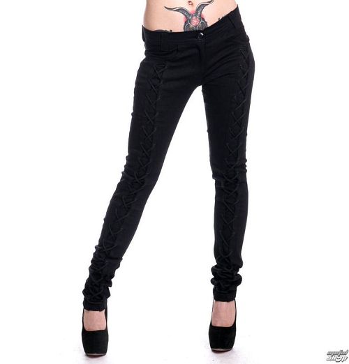nohavice dámske POIZEN INDUSTRIES - Dark Lust - BLACK