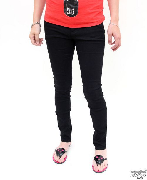 nohavice dámske -skinny- IRON FIST - Heatlocked - BLACK - IFL0570