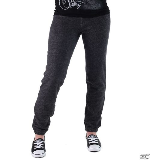 nohavice dámske (tepláky) CONVERSE - Awk GF Core Plus Slim - GREY / BLK - 11903C-003