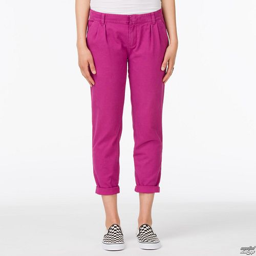 nohavice dámske VANS - G Pleated Chino - Boysenberry - VUJGBJC