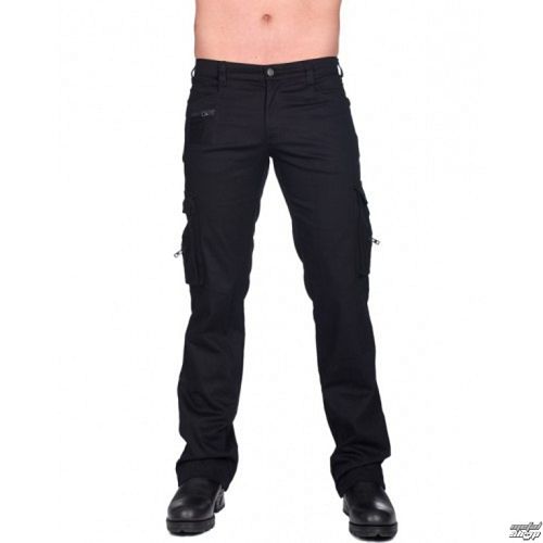 nohavice pánske BLACK PIŠTOL - Combat Pants Denim - (Black) - B-1-60-001-00