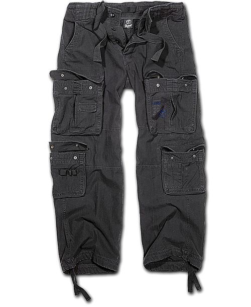 nohavice pánske BRANDIT - Pure Vintage Trouser Black - 1003/2
