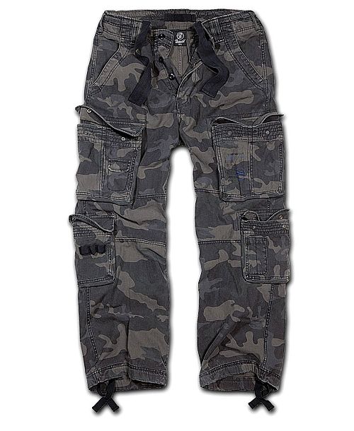 nohavice pánske BRANDIT - Pure Vintage Trouser Darkcamo - 1003/4