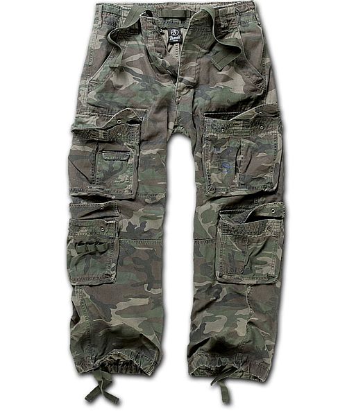 nohavice pánske BRANDIT - Pure Vintage Trouser Woodland - 1003/10