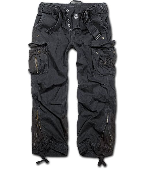 nohavice pánske BRANDIT - Royal Vintage Trouser Black - 1002/2