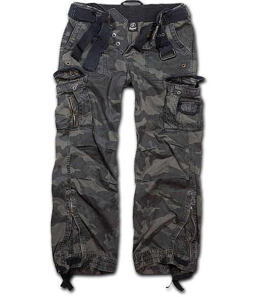 nohavice pánske BRANDIT - Royal Vintage Trouser Darkcamo - 1002/4