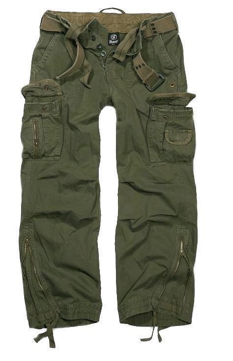 nohavice pánske BRANDIT - Royal Vintage Trouser Oliv - 1002/1