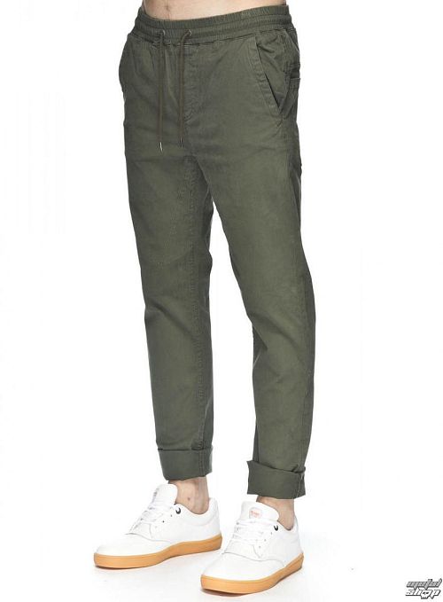 nohavice pánske GLOBE - Goodstock Beach Pant - Army - GB01416001-ARM