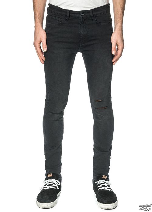 nohavice pánske (jeans) GLOBE - G.04 Skinny - Poraziť Down Black - GB01736005-BTDWNBLK