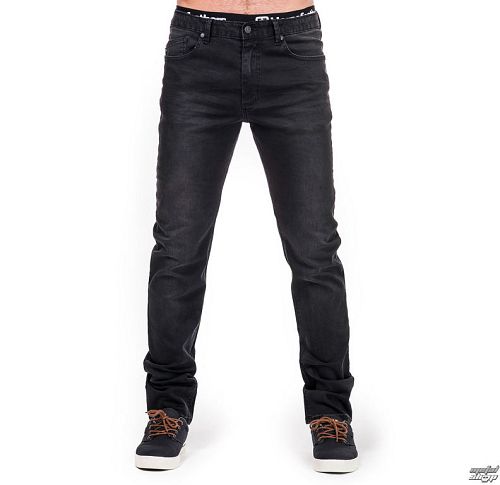 nohavice pánske (jeans) HORSEFEATHERS - FLIP DENIM - WASHED BLACK - SM968A