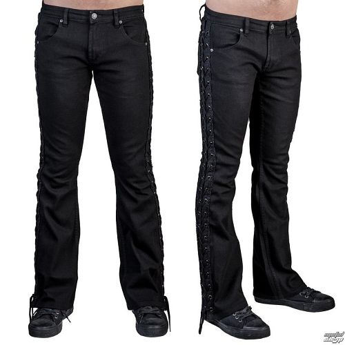 nohavice pánske (jeans) WORNSTAR - Hellraiser - Black Denim - Black - WSP-06-HRKSL