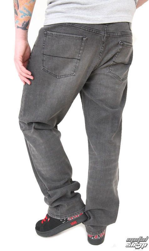 nohavice pánske -jeansy- CIRCA - Staple Relaxed - TINT MEDIUM BLACK