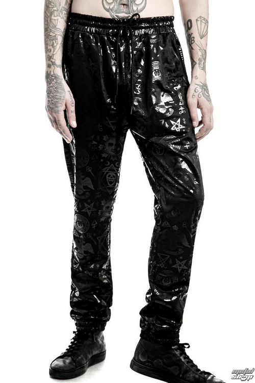 nohavice pánske KILLSTAR - Screw You Tracksuit - Black - K-SWP-M-2367